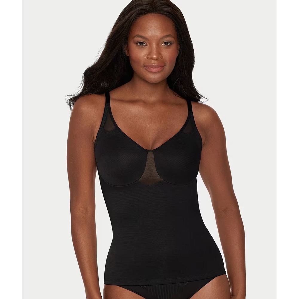 Miraclesuit Sexy Sheer Shaping Bodybriefer Black 2783 36B Extra Firm Control‎